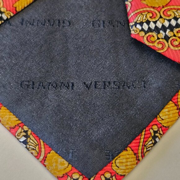 Vintage Gianni Versace Silk Tie new without tags - Picture 14 of 16